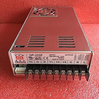 Mean Well QP-200F 202.5W Quad Output with PFC Function QP-200 5V 15V 24V -15V