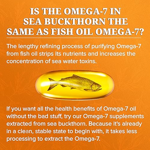 Miniatura 7 de Suplemento celular con omega 7,geles blandos de Sibu Beauty, 60unidades