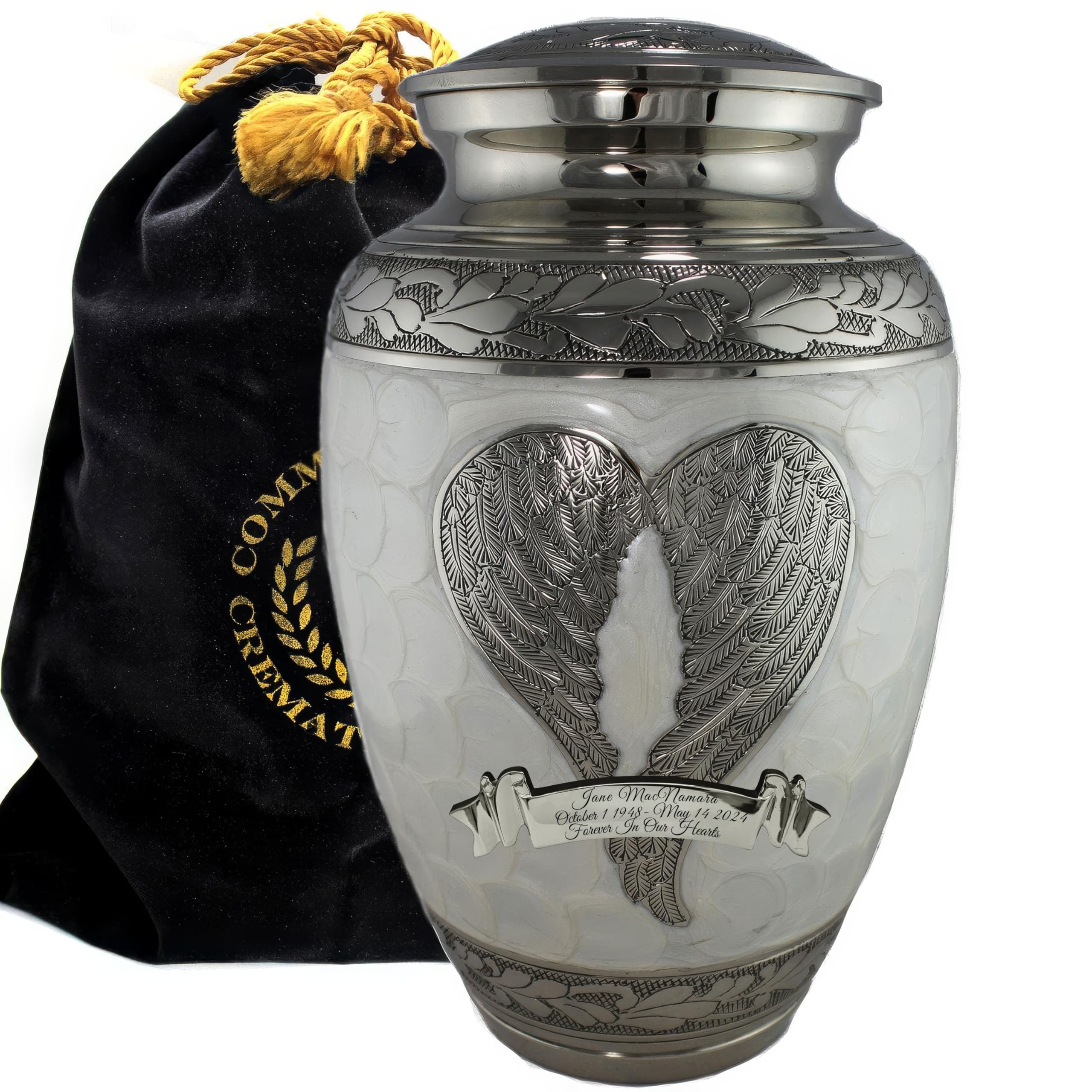 Angel Wing Cremation Urns for Human Ashes Adult Female Angel Urns for Ashes