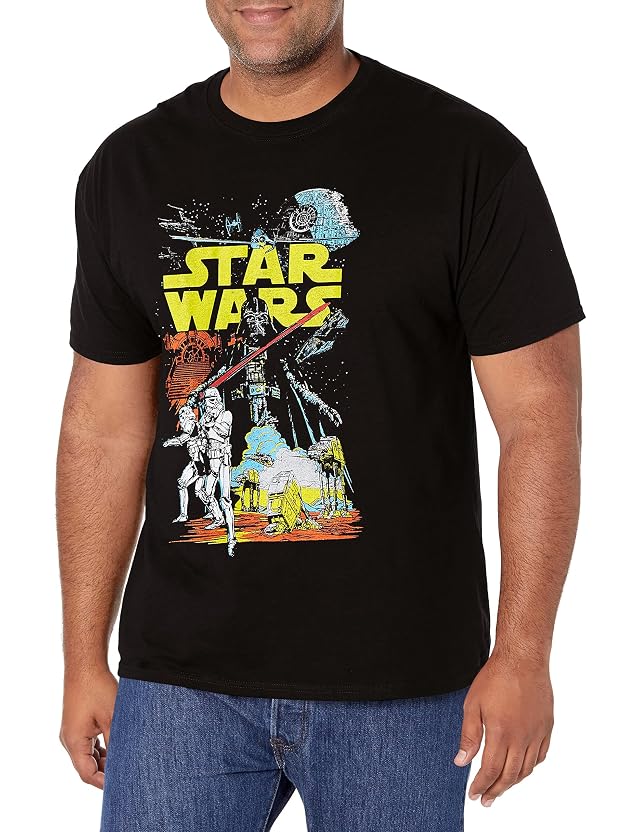 STAR WARS Mens Galactic Battle T-Shirt