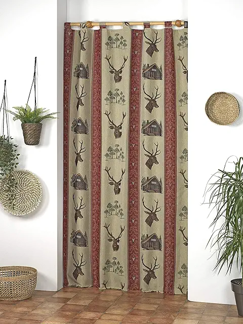 Cortina de Esparto Martina Home Cortina Trabillas ALPUJARRA Ciervo 140x260 - Único