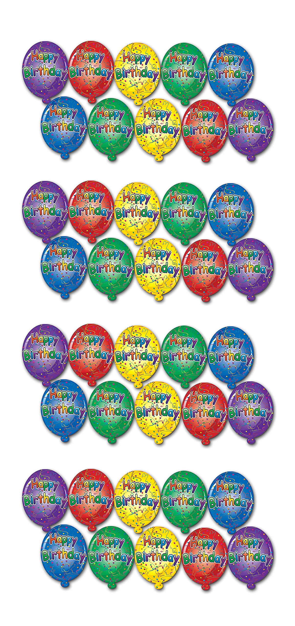 Découpes Happy Birthday Beistle en papier pour réussir votre décoration sans stress