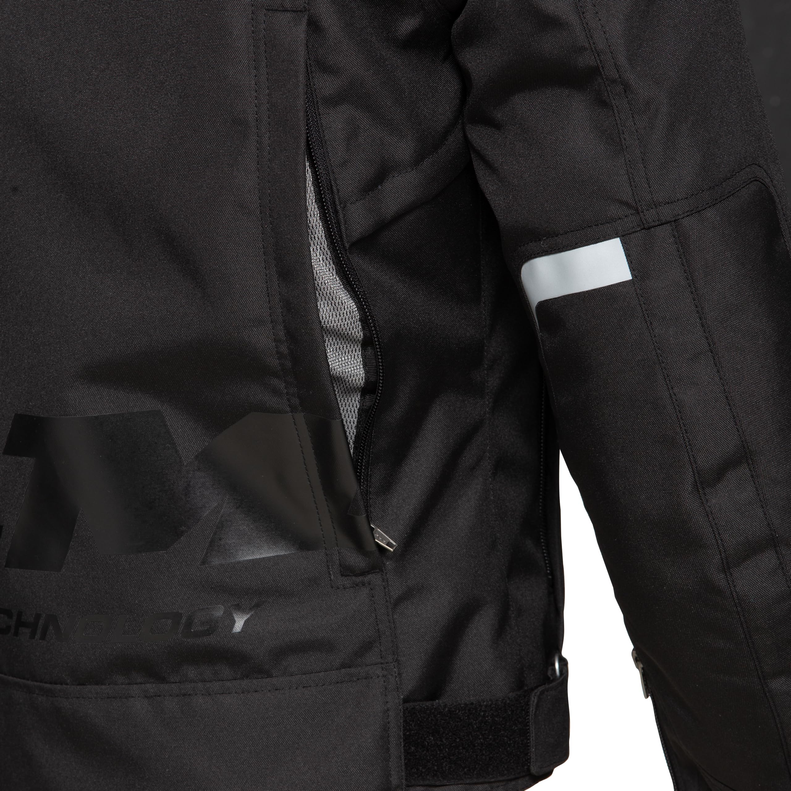 FLM Chaqueta de Moto con Protectores Chaqueta de Moto Traction Textiljacke, Caballeros, Sportler, Todo el año