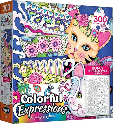 Miniatura 2 de Cra-Z-Art - RoseArt - Colorful Expressions by Marjorie Sarnat 300XL Piece Jigsaw Puzzle - Qué podría salir mal