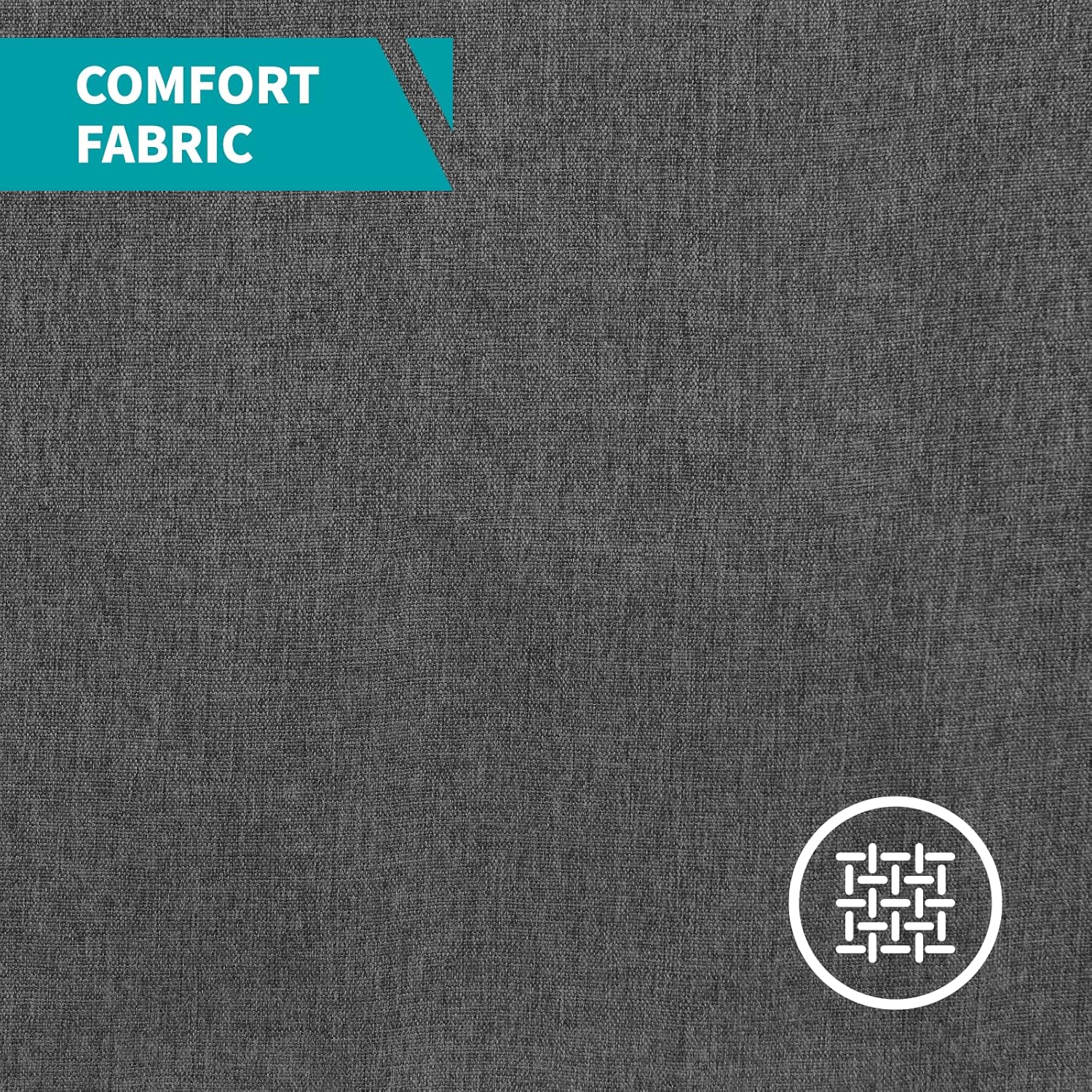 BALUS Soft Couches Set for Living Room,3 Piece Modular Sleeper Sofa with 5.9“ Upholstered Cushion Including Three Seat Sofa, Loveseat and Single Chair for Apartment Furniture Set (Dark Grey) : Home & Kitchen