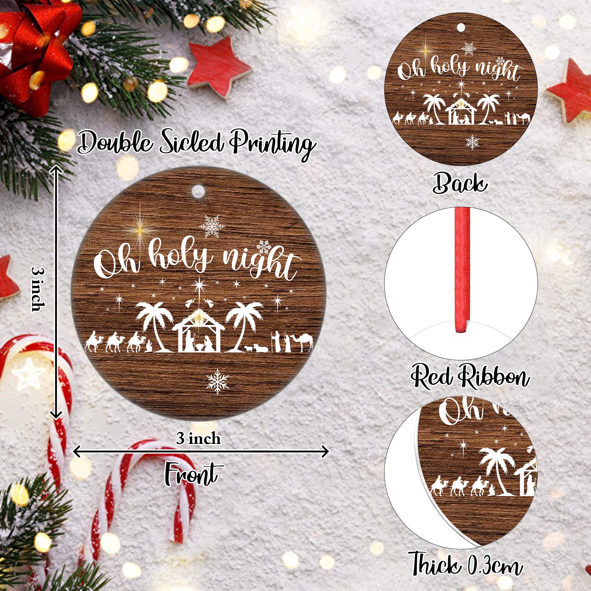 Amazon.co.jp: Oh Holy Night クリスマスオーナメント キリスト Amazon.co.jp: Oh Holy Night クリスマスオーナメント キリスト