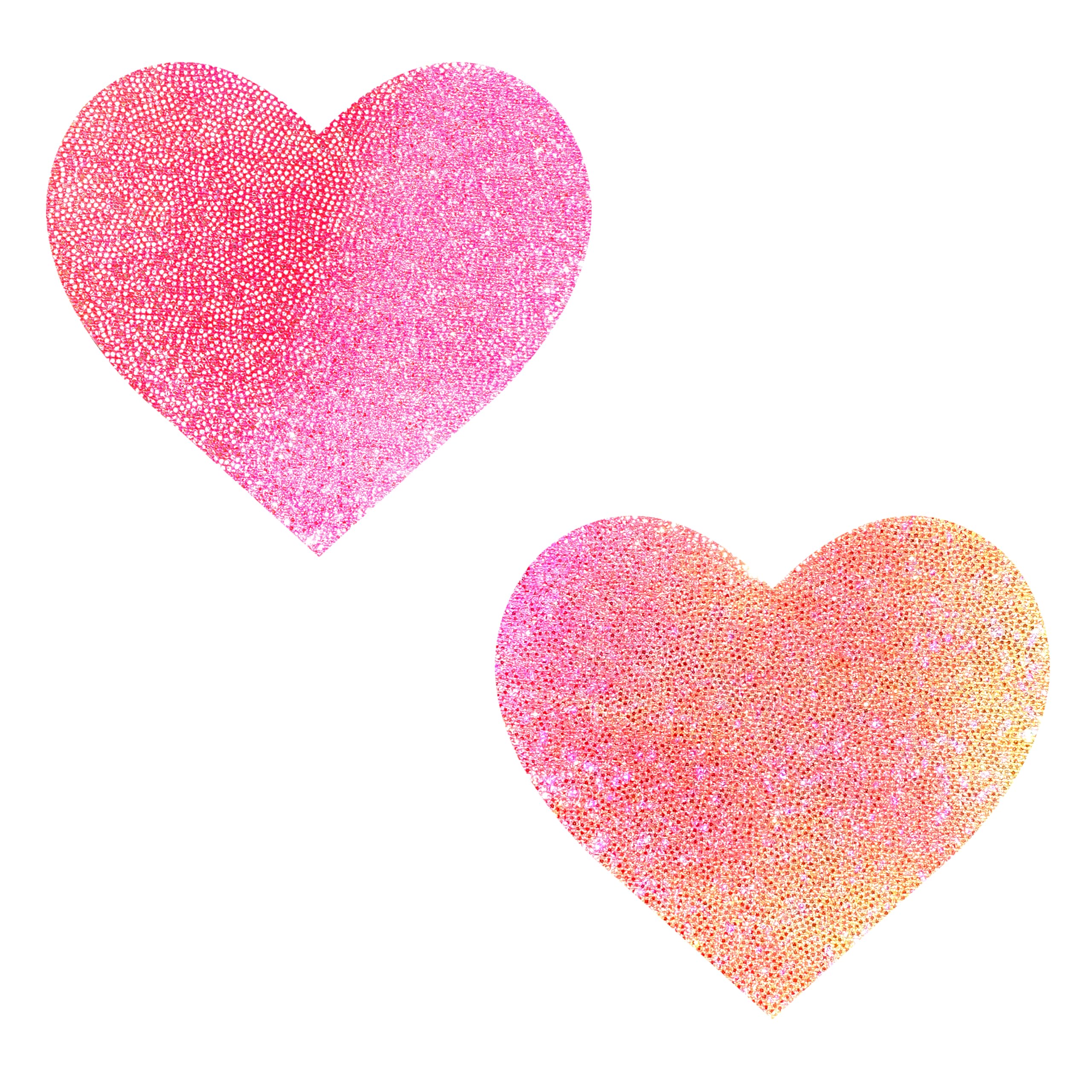 Neva Nude Iridescent Crystal Beamz Nipztix Pasties Nipple Covers for Festivals, Raves, Lingerie and More, Made in USA