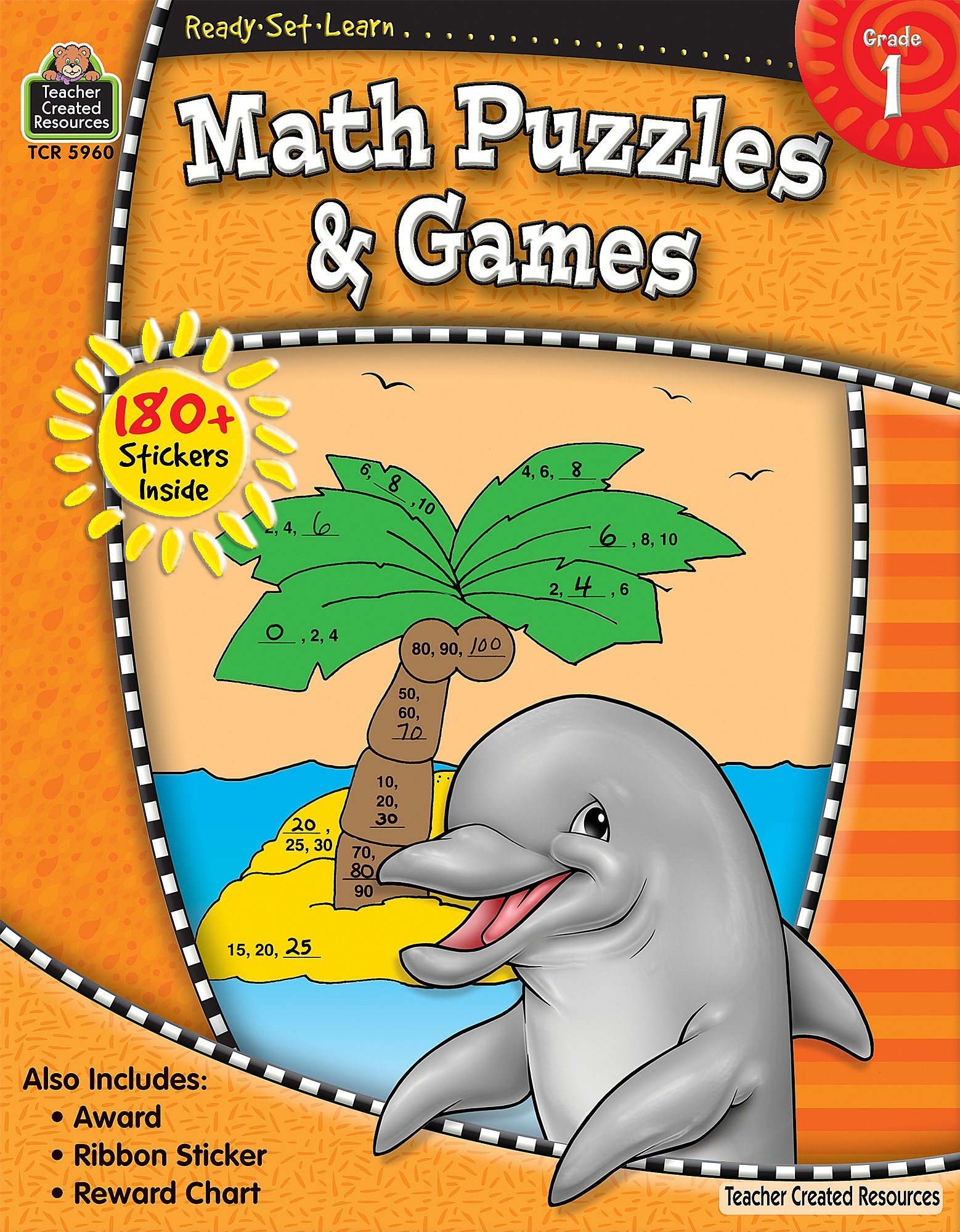 Teacher Created Resources Ready-Set-Learn: Math Puzzles and Games Grd 1