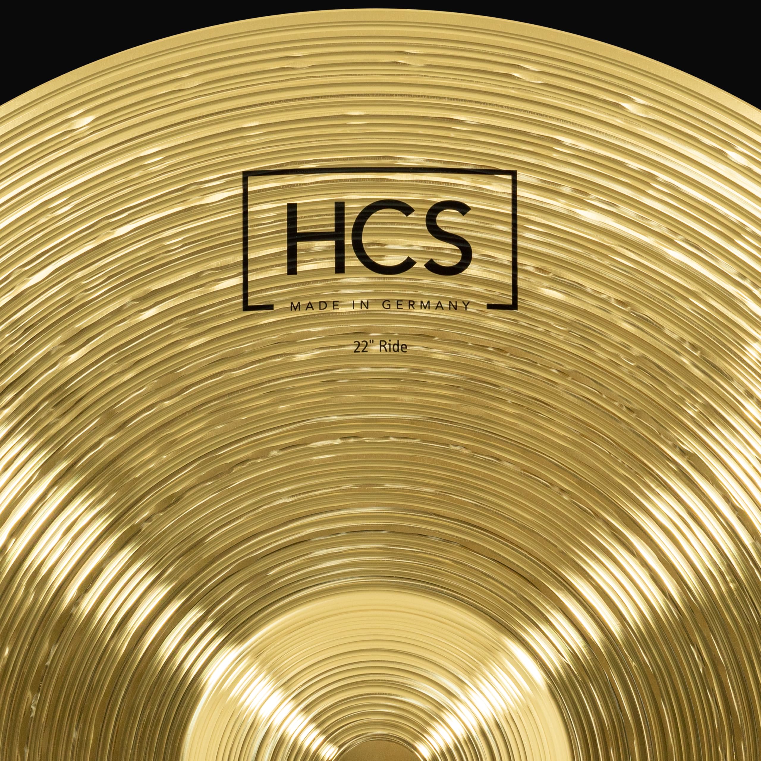 Meinl Cymbals HCS Ride — 22 Zoll (Video) Schlagzeug Becken (55,88cm) Messing, Traditionelles Finish (HCS22R)