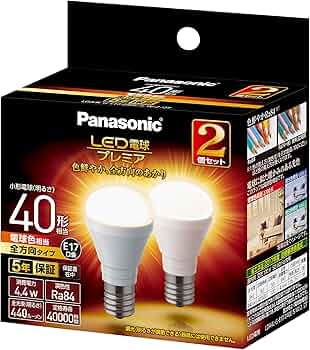 Amazon | パナソニック LED電球 プレミア 口金直径17mm 電球40W形相当 Amazon | パナソニック LED電球 プレミア 口金直径17mm 電球40W形相当