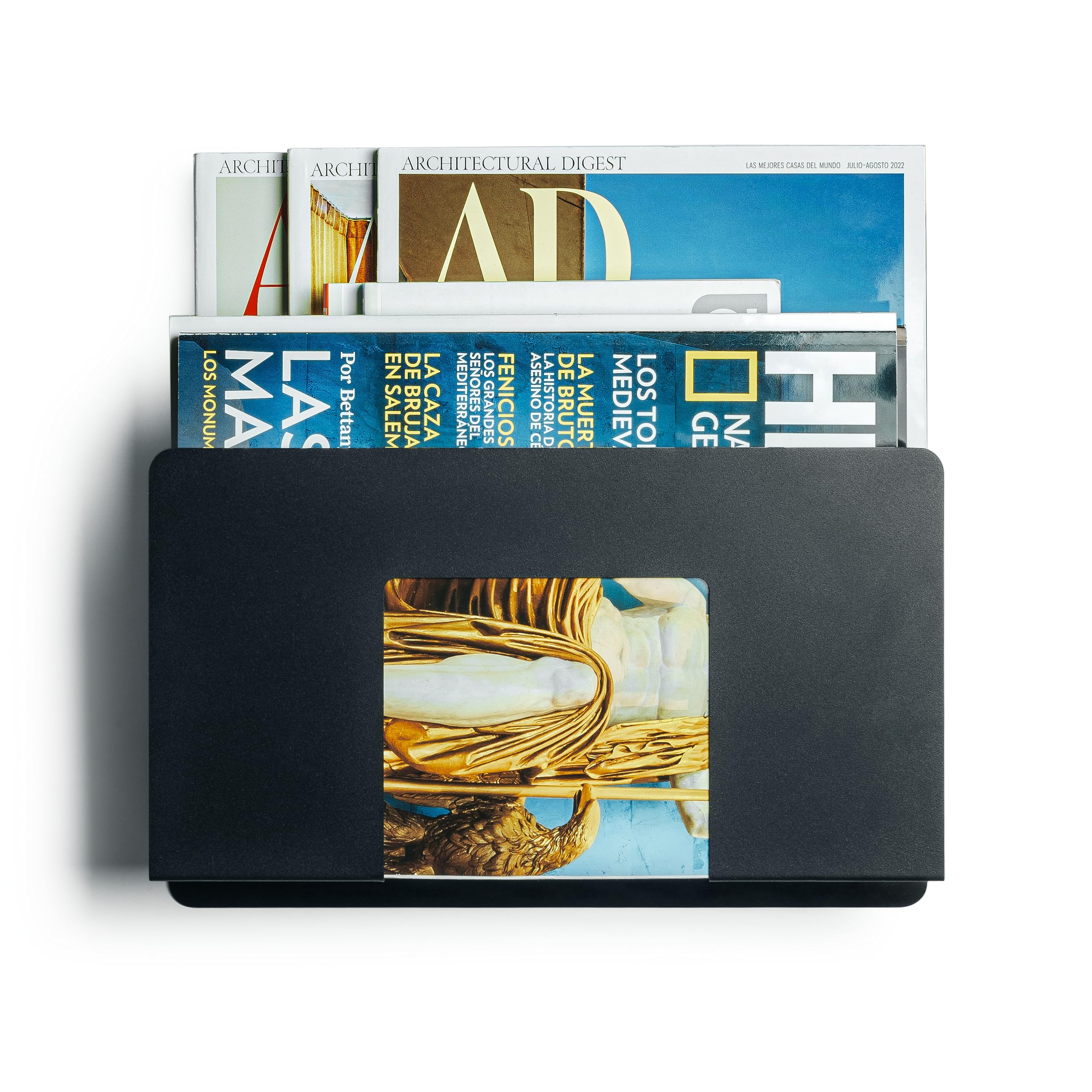Wall Magazine Rack, Desktop Magazine Organizer, Filing Folder, A4 Paper, A4 Folio, Kitchen, Office Supplies - Image 3