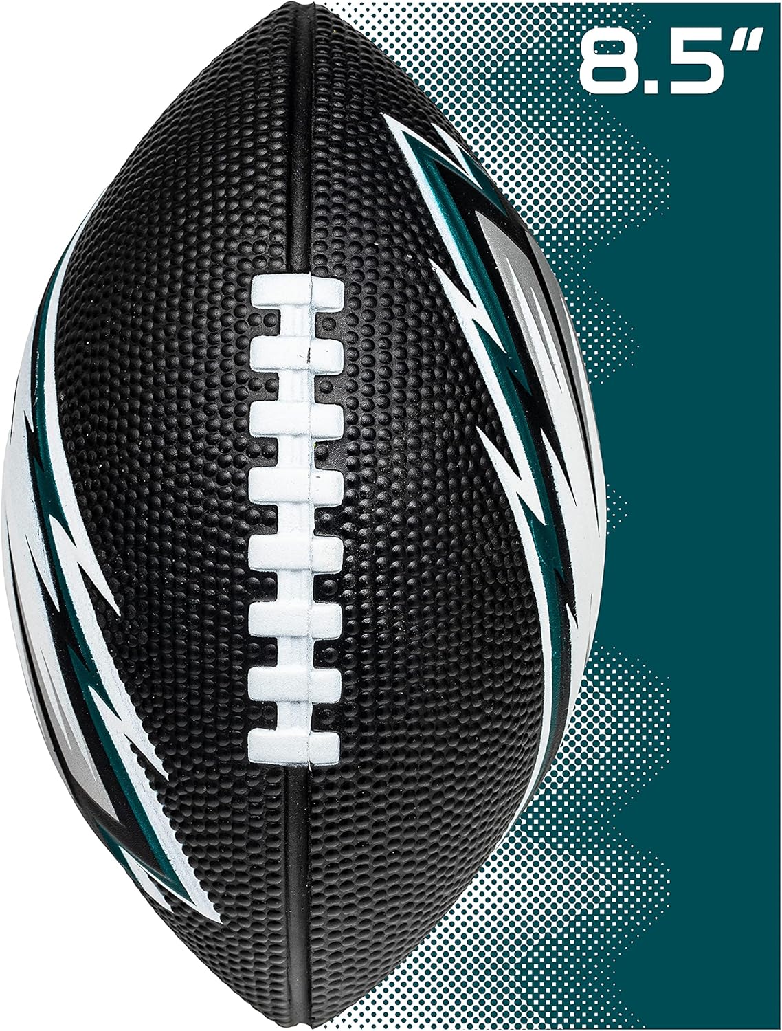 Franklin Sports NFL Football - Kids Foam Football - Soft Junior Size 8.5" Ball with 3D Logos - Perfect for Gameday + Tailgates