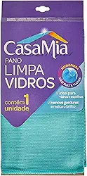 Pano Limpa Vidros, 100131, CasaMia, Verde, 1 unidade