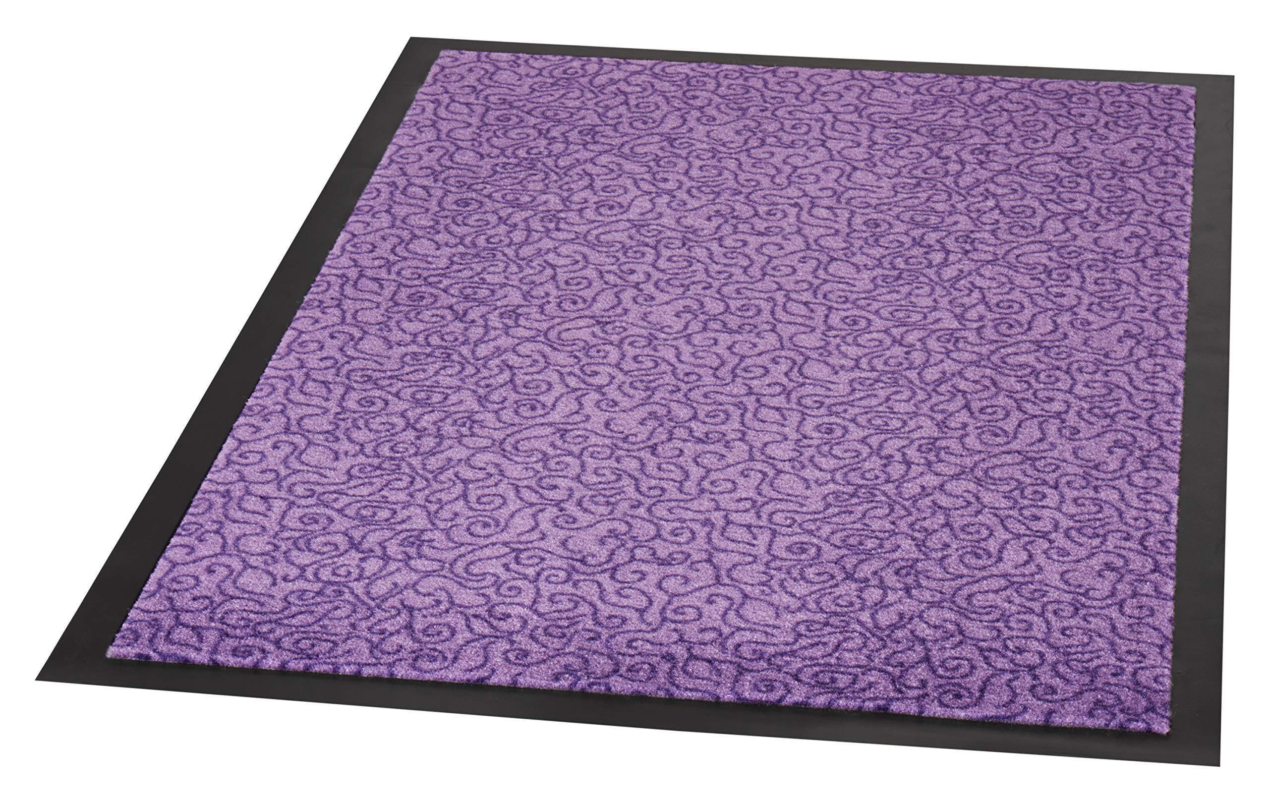 Zala Living Zerbino In Poliammide 50x70x0,7 Cm - Antiscivolo E Lavabile In Lavatrice - Colore Grigio/Bianco - Prodotto In Europa - 5