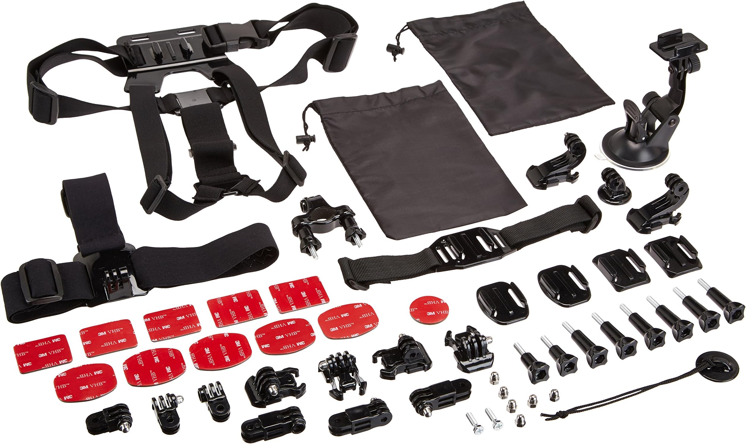 Fatboy Sounds The Ultimate GoPro All In Musicians Accessory Kit, Compatible with GoPro Hero 1, 2, 3, 3+ GoPro 4 Black and Silver. Record Like Never Before