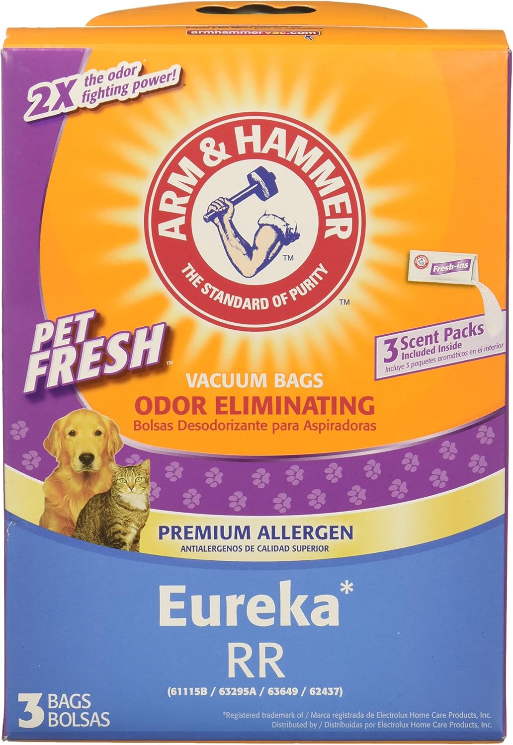 Arm & Hammer Eureka Style RR Pet Vacuum Bag