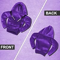 Vista 3 de Sudadera con capucha para palanca de cambios de automóvil, cubierta universal para palanca de cambios de automóvil, divertida sudadera con capucha