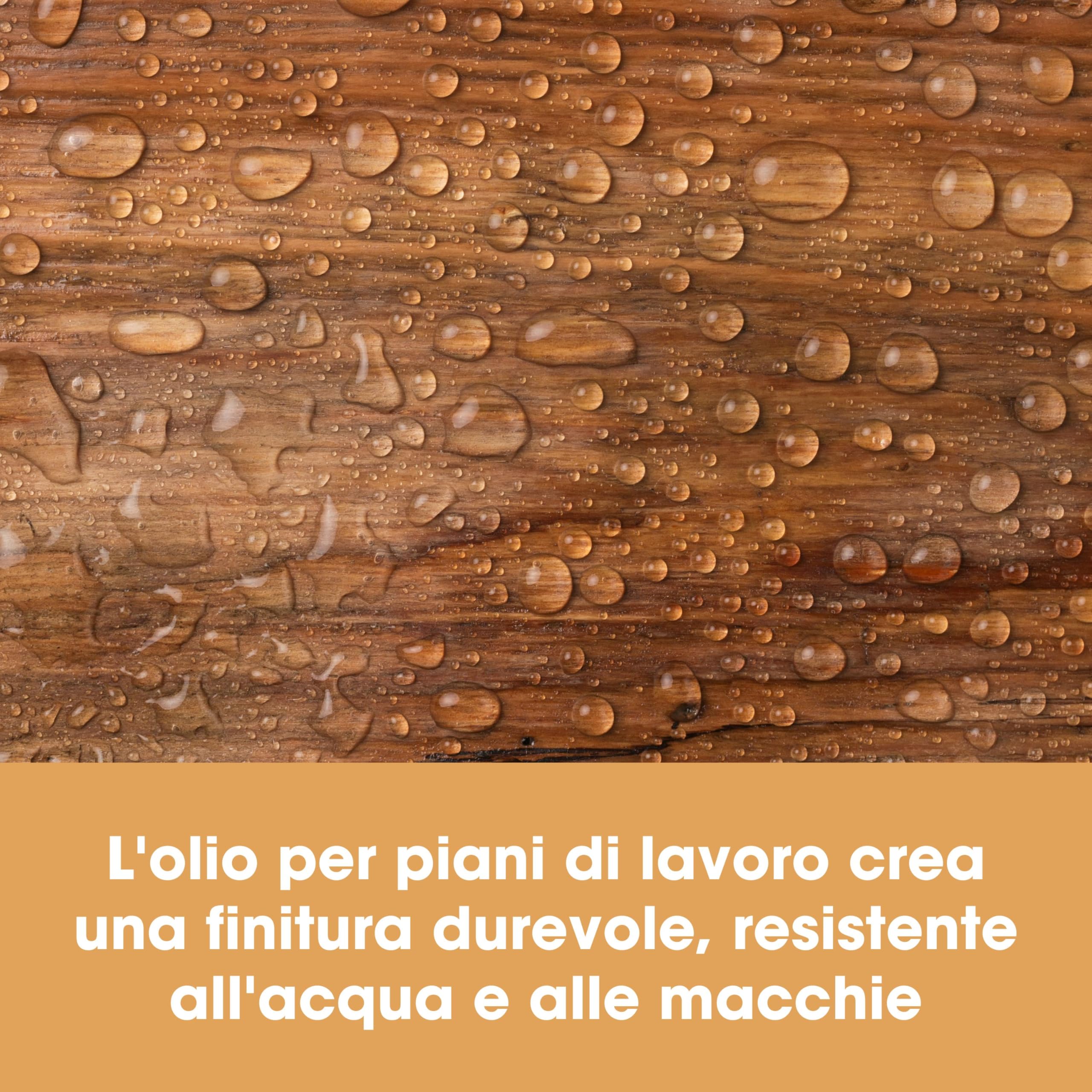 Furniture Clinic - Kit per la cura del legno, pulizia, ripristino e protezione per piani cucina e superfici in legno