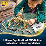 LEGO Harry Potter Le Château De Poudlard : Le Cours De Botanique - Jeu De Construction Modulaire - Minifigurines De Neville, Hermione & Prof. Chourave - 3 Mandragores - Cadeau Fille Dès 8 Ans 76445 - 7