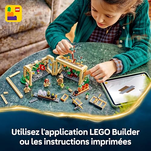 LEGO Harry Potter Le Château De Poudlard : Le Cours De Botanique - Jeu De Construction Modulaire - Minifigurines De Neville, Hermione & Prof. Chourave - 3 Mandragores - Cadeau Fille Dès 8 Ans 76445 - 7