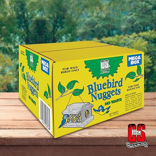 Miniatura 7 de C&S Wild Bird Bluebird Seet Nuggets Mega Box, 8 libras
