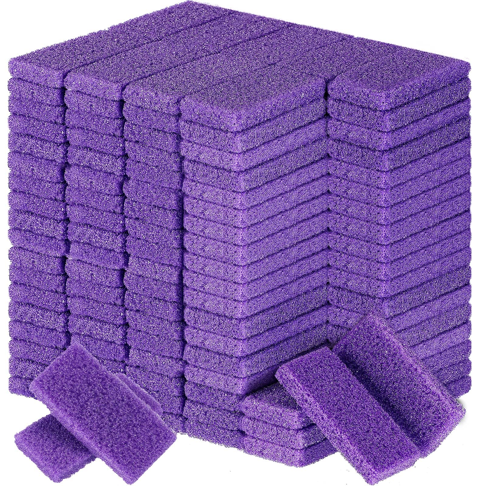 Dunzy 200 Pcs Disposable Pumice Stones for Feet, Professional Pedicure Callus Remover Blocks for Spa Salon Pedicure Supplies, Foot Exfoliating Scrubber for Dead Skin and Heel Care