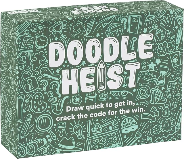 Le jeu de société de dessin rapide et de déduction pour enfants, adolescents, étudiants universitaires, adultes et familles - parfait pour des fêtes amusantes et des soirées de jeux de société avec votre groupe