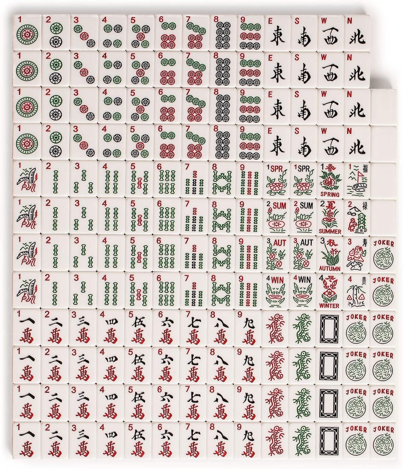 70% оƒƒ Dіѕсоunt Yellow Mountain Imports Set of 166 American Mahjong Tiles - Peony Suреr Sаlе 🛒 Yellow Mountain Imports Set of 166 American Mahjong Tiles - Peony
