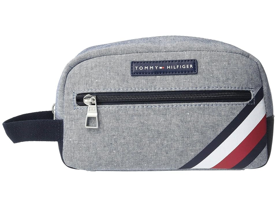 

Tommy Hilfiger CS Asher Canvas Icon Dopp Kit (Chambray) Wallet