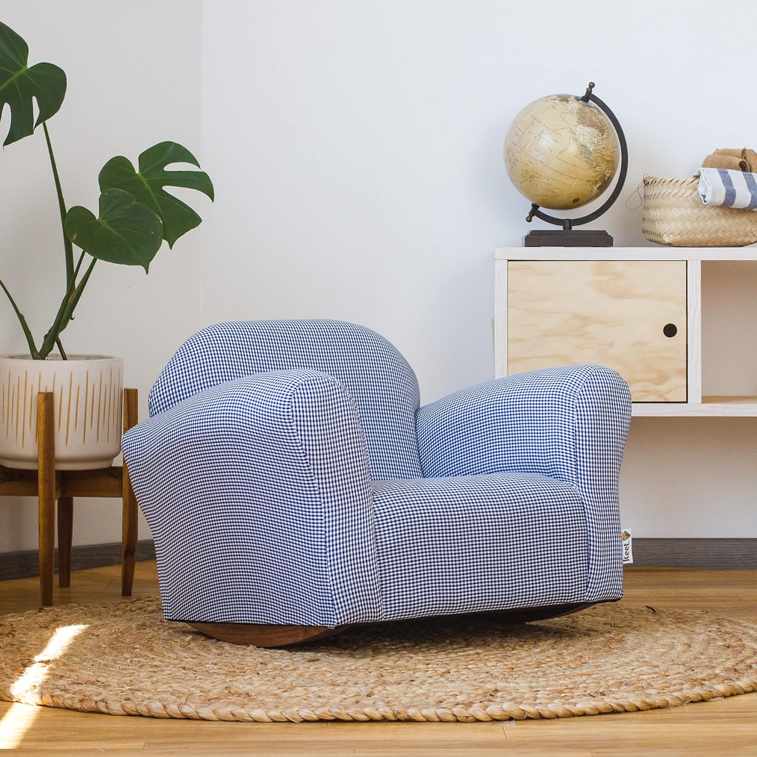 KEET Roundy Kid's Chair, Combo Chair w/Cover, Navy