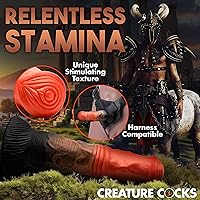 Vista 6 de CREATURE COCKS Centaur Silicone Dildo for Men, Women & Couples. Firm and Flexible, Strong Suction Base, Fantasy Dildo, Unique Texture. Premium