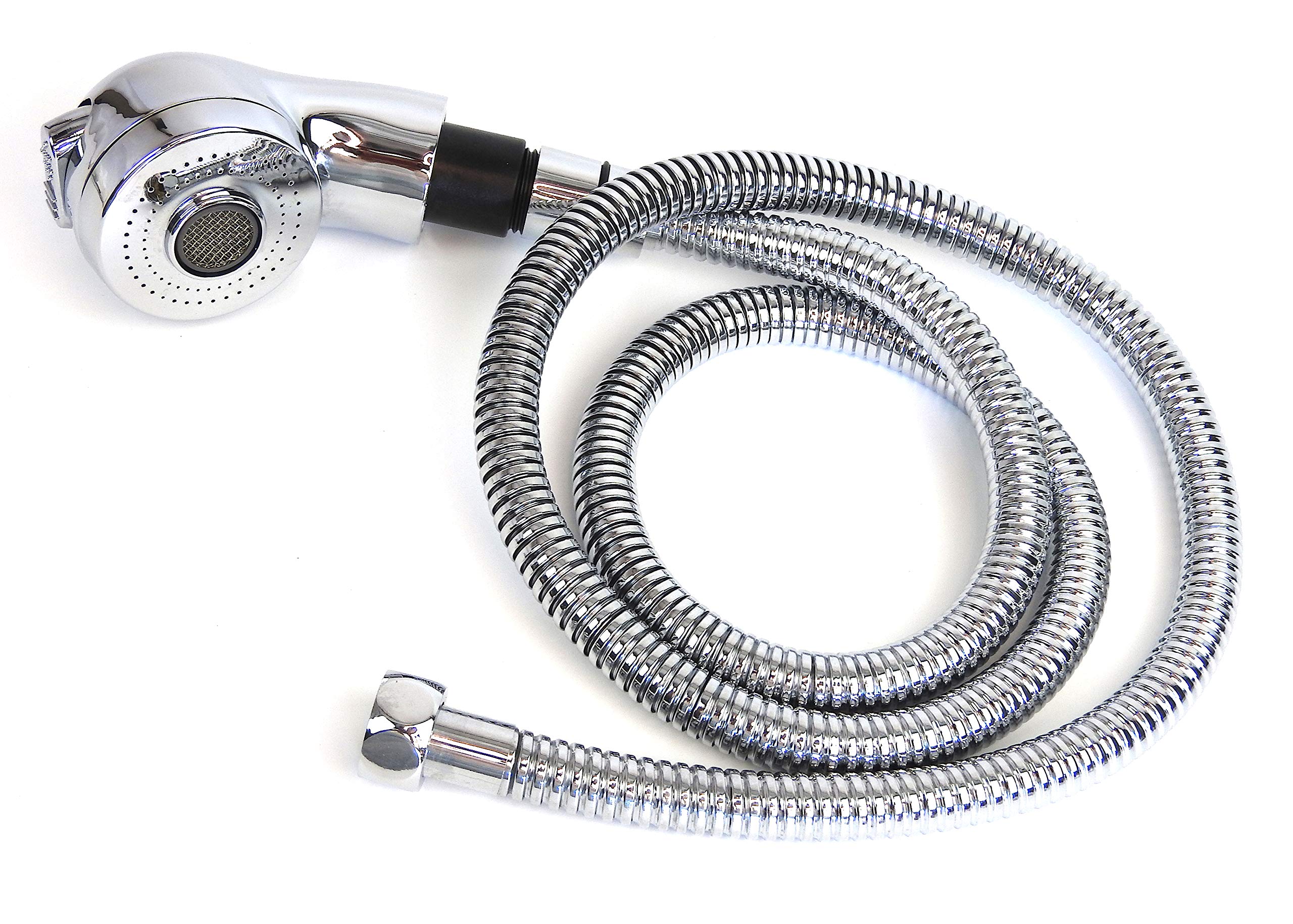 SHAMPOO BOWL FIXTURE CHROME SPRAYER HOSE AND HEAD