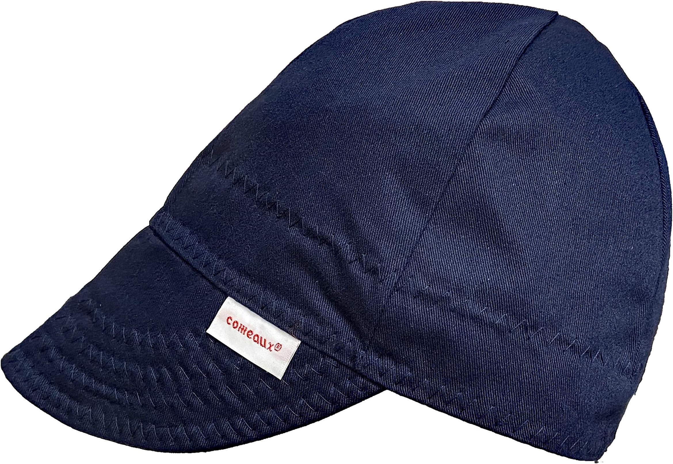 Comeaux Caps Reversible Welding Cap Solid Navy 7-1/4