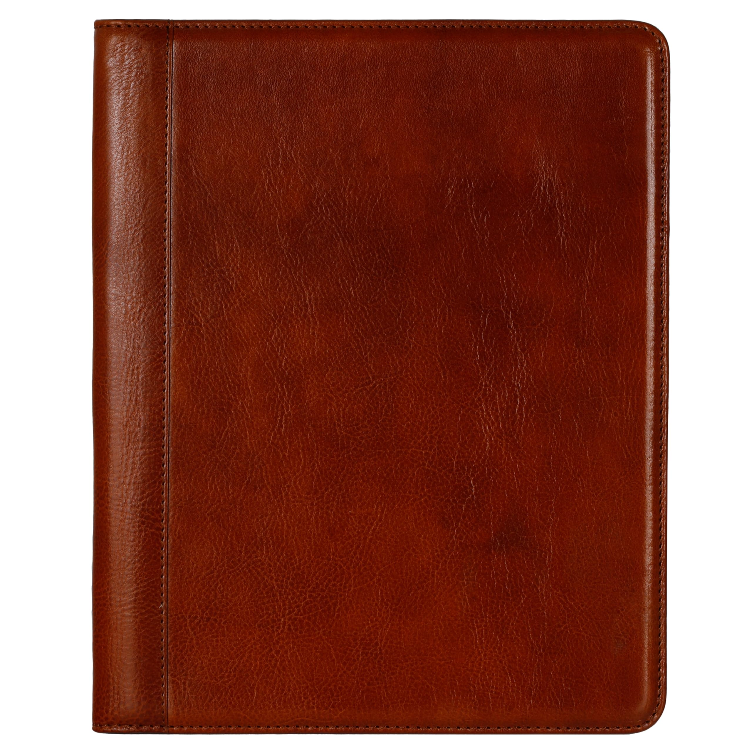 Time Resistance Leather Portfolio Tablet size Leather Document Case Small Briefcase