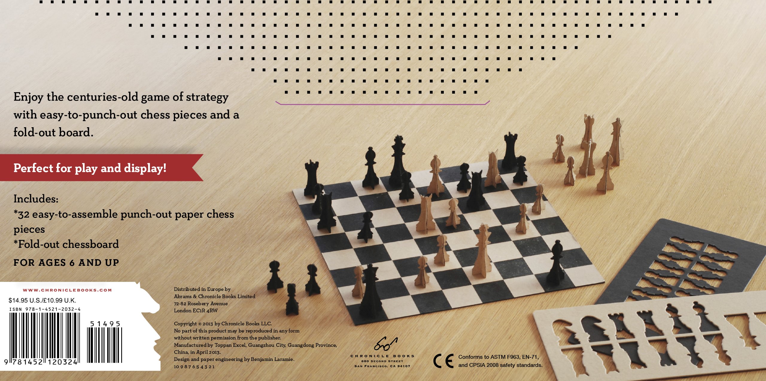 Paper Chess Set: Punch Out the Pieces and Play: Amazon.co.uk: Chronicle  Books: 9781452120324: Books