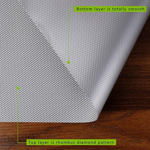 Miniatura 2 de Forro para estantes de cocina, forros para cajones, forros para refrigerador, tapetes impermeables para refrigerador con alfombrilla para armarios