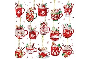 Christmas Diamond Painting Keychain Diamond Painting Ornaments