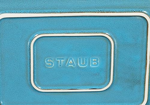Miniatura 9 de Staub 40511-868 - Plato rectangular (7.9 x 6.3in), color turquesa