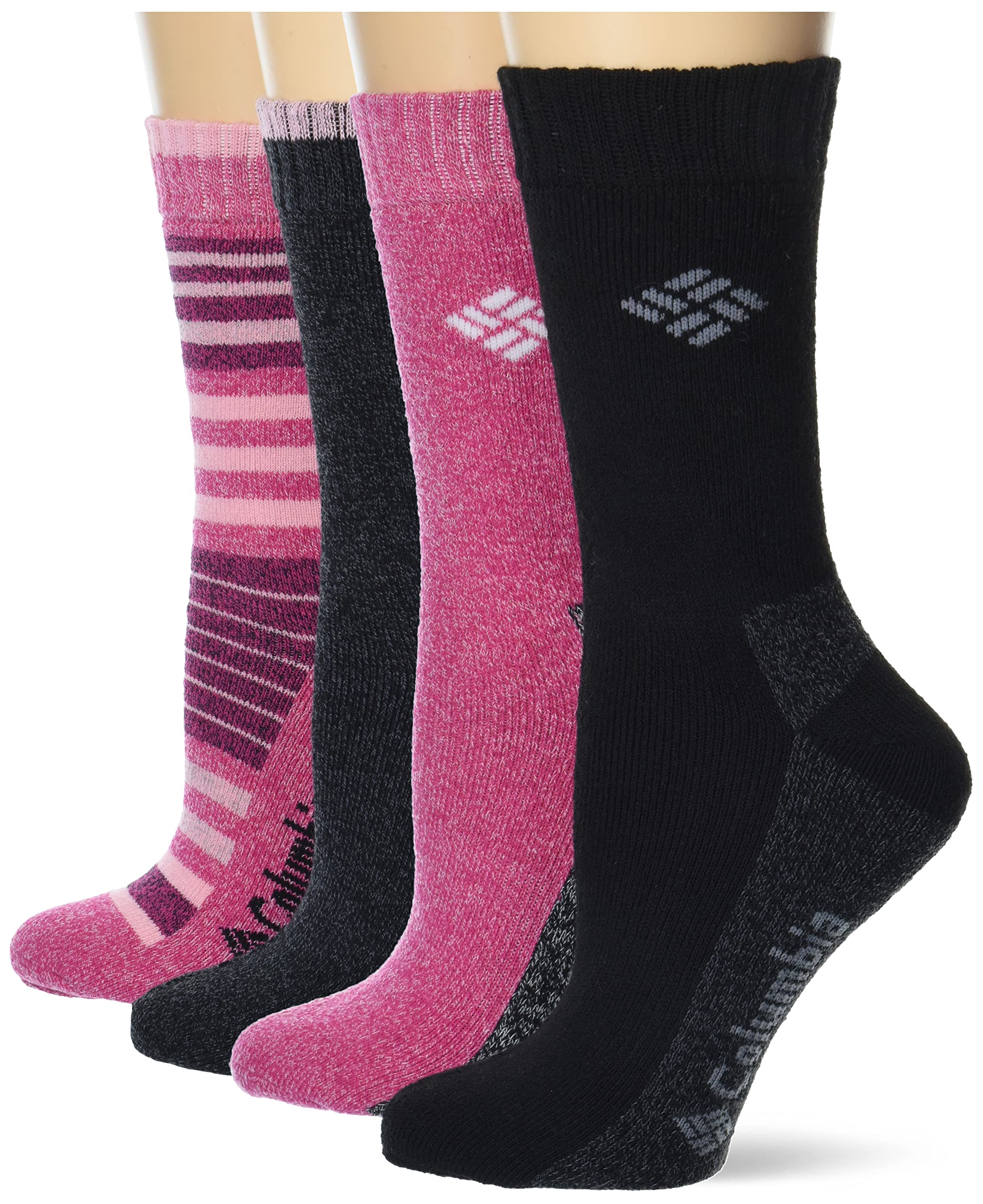 ColumbiaWomen's 4 Pack Moisture Control Crew Socks Socks (pack of 4)