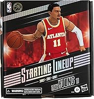 Vista 5 de Alineación inicial Trae Young (Atlanta Hawks) Hasbro Figura de acción de la serie NBA 1