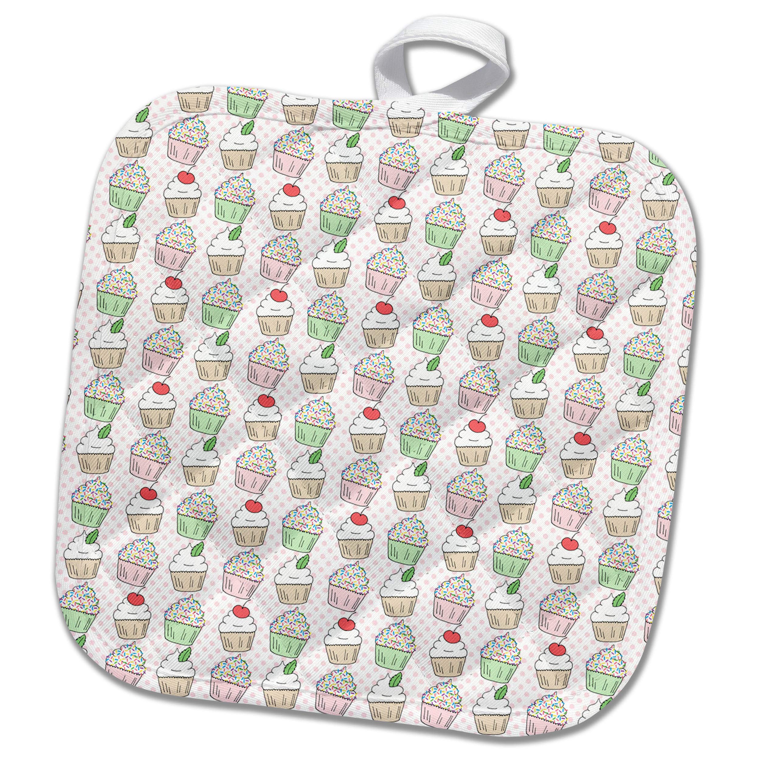 Quilted Cupcake Potholder Pattern FREE Quilt Patterns