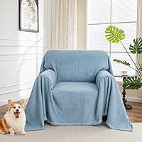 Vista 35 de MYSKY HOME Funda de Sofá Boho Súper Suave Fundas de Sofá para Sofá de 2-3 Cojines, Funda Moderna de Sofá de Jacquard Negro Funda de Loveseat Futón