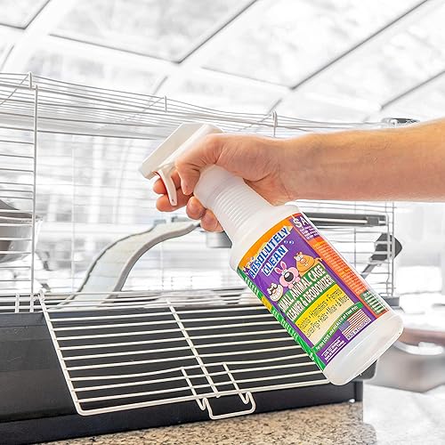 Miniatura 3 de Increíble limpiador de jaulas para animales pequeños, simplemente rocíalimpia, elimina fácilmente los desastres y olores - Jaulas de hámster,