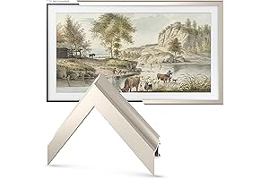 Frame My TV Deco TV Frames Alloy Scoop - German Silver Bezel...