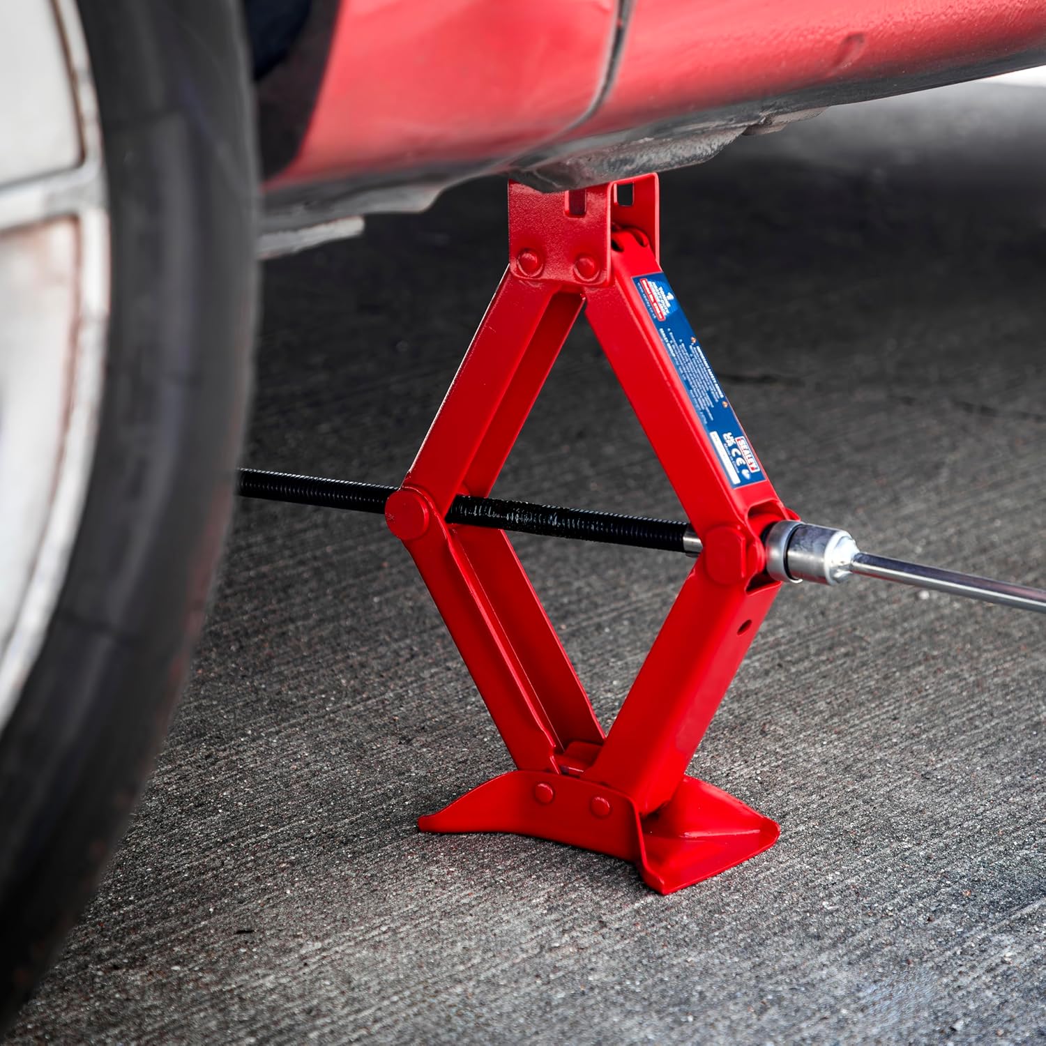 Sealey 57M Scissor Jack Heavy-Duty 1Tonne