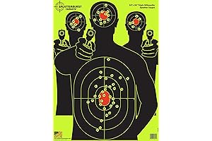 18 x 24 inch - Triple Silhouette Splatter Target