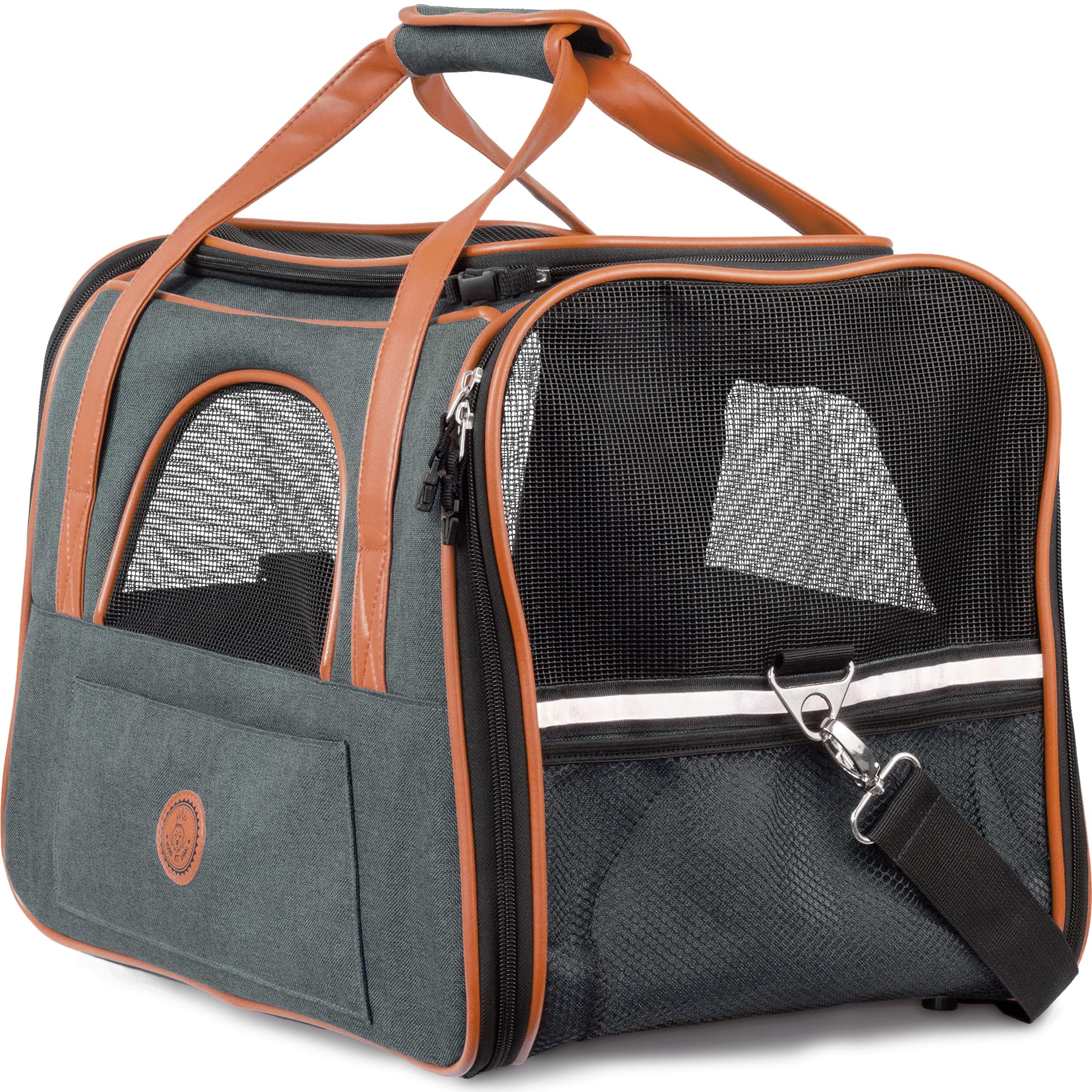 Bolsa para perros HUND IST KÖNIG: estable y plegable para viajes en coche de mascotas