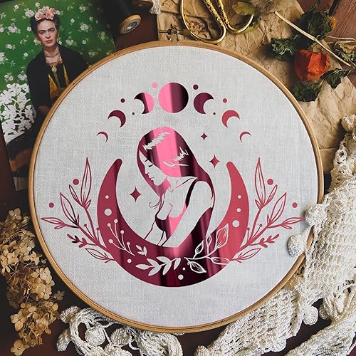 Miniatura 7 de VINYL FROG Rollo de vinilo de transferencia de calor de lámina metálica granate, 12 pulgadas x 5 pies, vinilo cromado para planchar, fácil de cortar