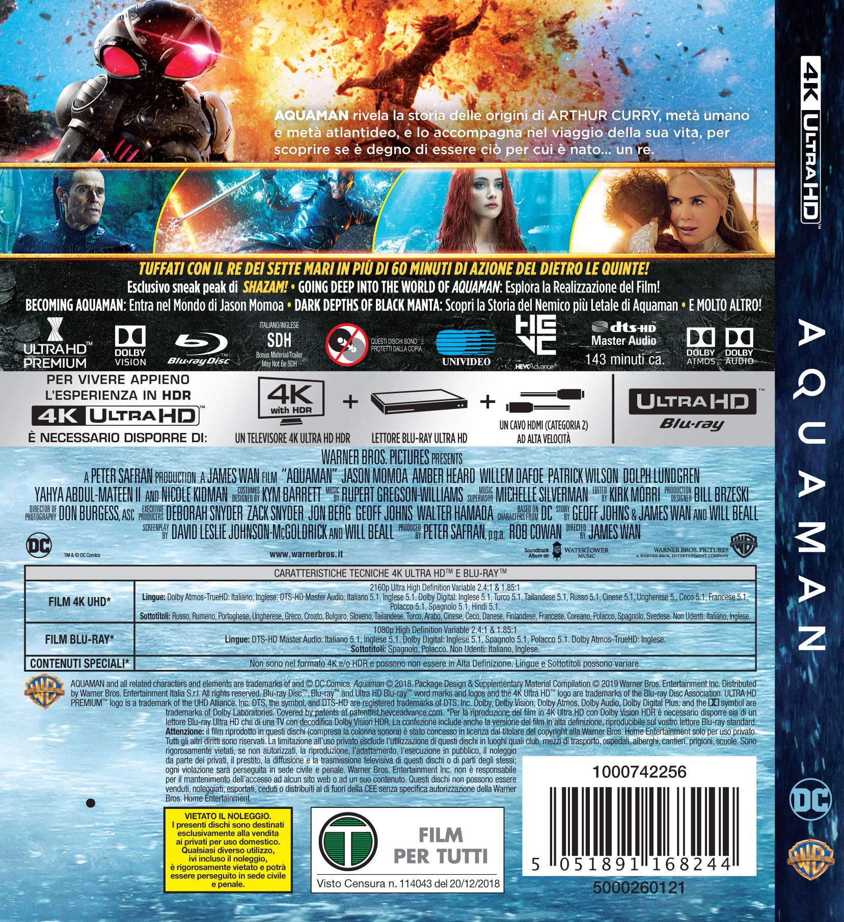 Aquaman (4K Ultra-HD + Blu-Ray)