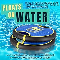 Vista 6 de Divertido juego de remo hinchable y lanzamiento y atrapamiento de bolas agresivas – Fácil de usar para niños de todas las edades – Diseño de espuma